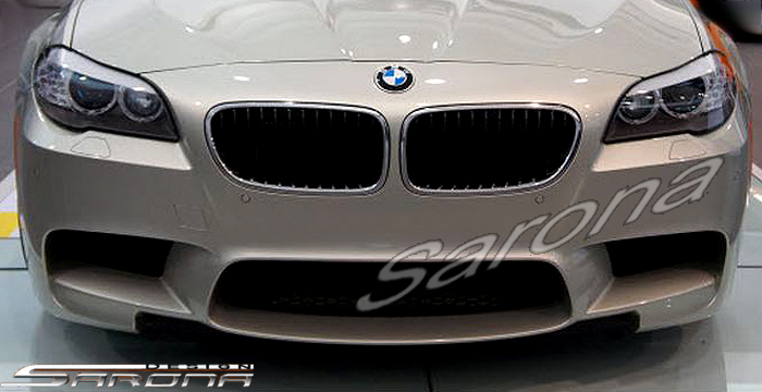 Custom BMW 5 Series  Sedan Front Bumper (2011 - 2017) - $650.00 (Part #BM-025-FB)